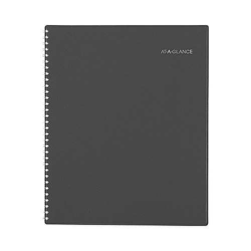 AT-A-GLANCE DayMinder Academic Monthly Desktop Planner, Twin-Wire Binding, 11 x 8.5, Charcoal Cover, 12-Month (July to June): 2025-2026 (AYC47045)
