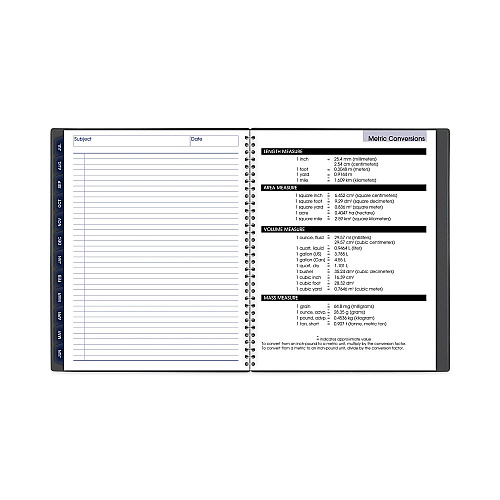 AT-A-GLANCE DayMinder Academic Monthly Desktop Planner, Twin-Wire Binding, 11 x 8.5, Charcoal Cover, 12-Month (July to June): 2025-2026 (AYC47045)