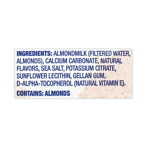 BlueDiamond Almond Breeze Almond Milk, Unsweetened Vanilla, 64 oz Carton, 2/Pack (30700081)