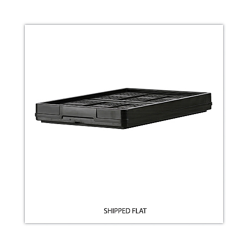 Universal Filing/Storage Tote, Letter Files, 20.13" x 14.63" x 10.75", Black (UNV40015)