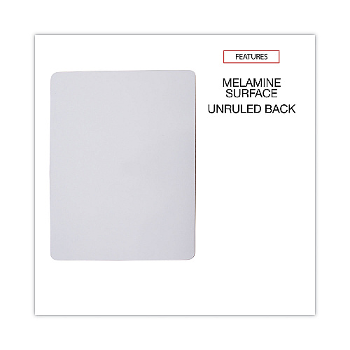 Universal Lap/Learning Dry-Erase Board, Unruled, 11.75 x 8.75, White Surface, 6/Pack (UNV43910)