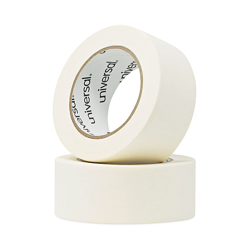 Universal General-Purpose Masking Tape, 3" Core, 48 mm x 54.8 m, Beige, 24/Carton (UNV51302CT)