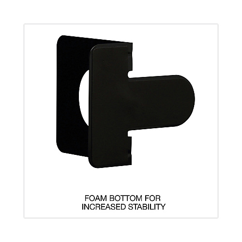 Universal Economy Bookends, Nonskid, 5.88 x 8.25 x 9, Heavy Gauge Steel, Black, 1 Pair (UNV54095)