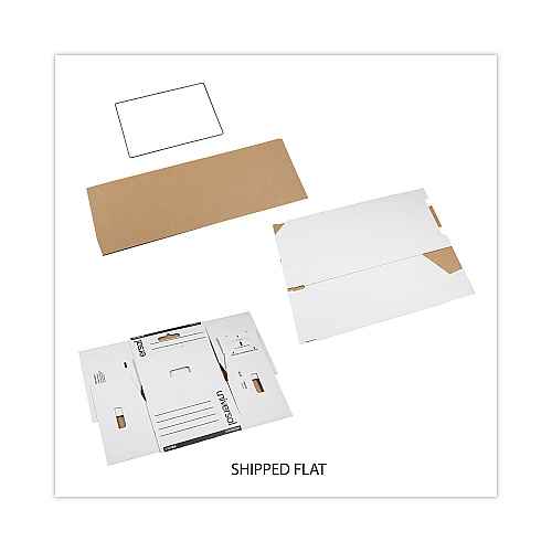 Universal Heavy-Duty Storage Drawers, Legal Files, 17.25" x 25.5" x 11.5", White, 6/Carton (UNV85301)