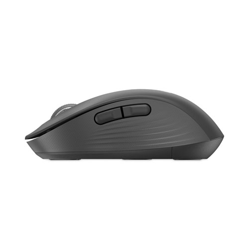 Logitech Signature M650 for Business Wireless Mouse, Large, 2.4 GHz Frequency, 33 ft Wireless Range, Right Hand Use, Graphite (910006346)