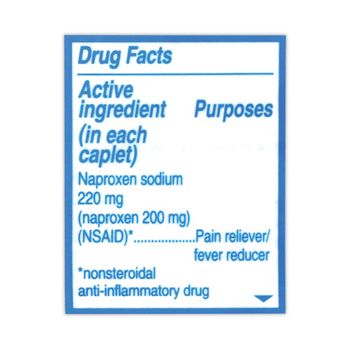 Aleve Pain Reliever Tablets 220 mg, 320/Bottle (22000849)