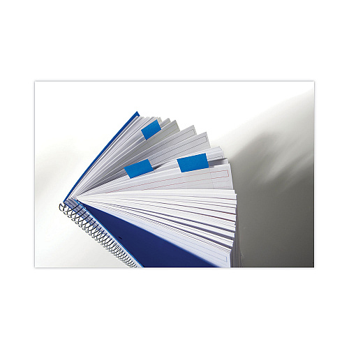 Post-it Page Flags in Desk Grip Dispenser, 1 x 1.75, Blue, 200/Dispenser (680HVBE)