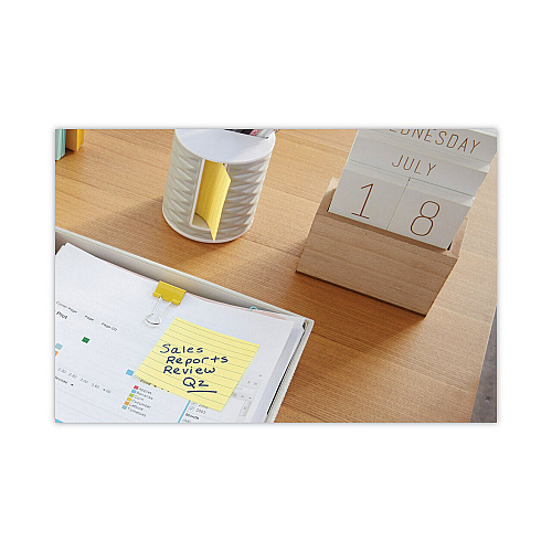 Post-it Original Pads in Canary Yellow, Note Ruled, 3" x 3", 100 Sheets/Pad, 6 Pads/Pack (6306PK)