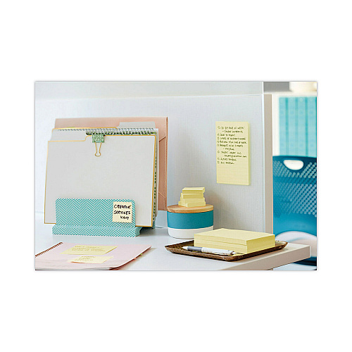 Post-it Pads in Canary Yellow, 1.88" x 1.88", 90 Sheets/Pad, 10 Pads/Pack (62210SSCY)