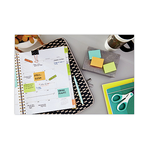 Post-it Original Pads in Poptimistic Colors, Value Pack, 1.38" x 1.88", 100 Sheets/Pad, 24 Pads/Pack (65324ANVAD)