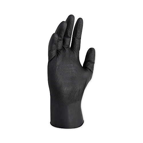 KleenGuard G10 Kraken Grip Nitrile Gloves, Powder-Free, X-Large, 6 mil Thick, 9.5" Long, Black, 90/Box, 10 Boxes/Carton (49278)
