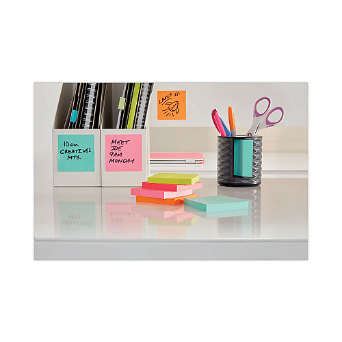 Post-it Vertical Pop-up Note Dispenser, For 3 x 3 Pads, Black (ABS330B)