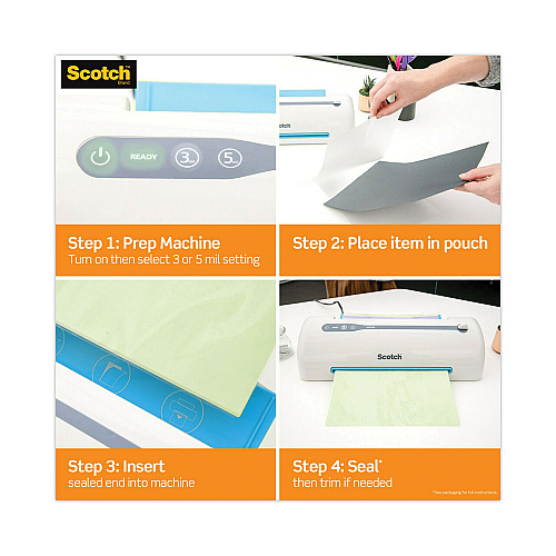 Scotch Refill for LS1000 Laminating Machines, 5.6 mil, 12" x 100 ft, Gloss Clear (DL1001)