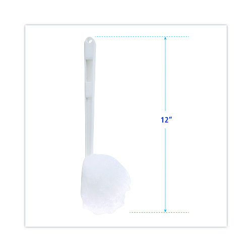 Boardwalk&reg; Deluxe Bowl Mop, 12" Handle, 2" Mop Head, 25 Mops (BWK00160)