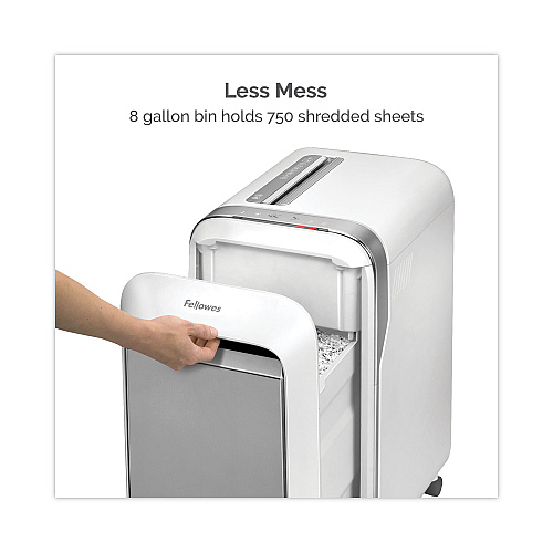 Fellowes Powershred LX220 Micro-Cut Shredder, 20 Manual Sheet Capacity, White (5015501)