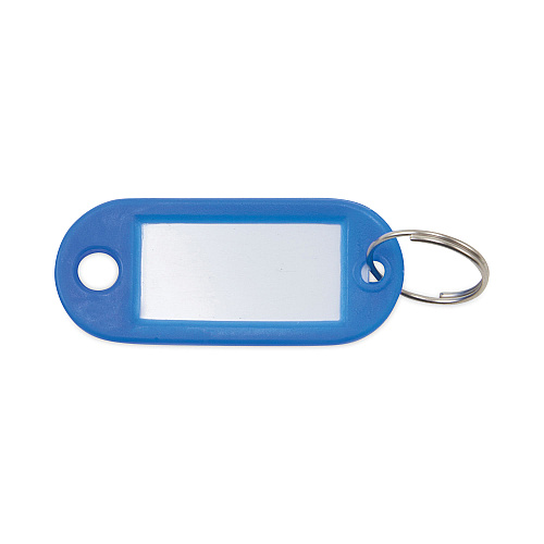 Advantus Key Tags Label Window, 0.88 x 0.19 x 2, Dark Blue, 6/Pack (KEY98019)