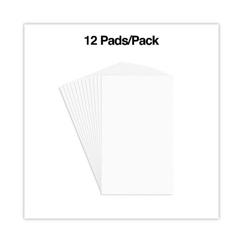 Universal Scratch Pads, Unruled, 3 x 5, White, 100 Sheets, 12/Pack (UNV35613)