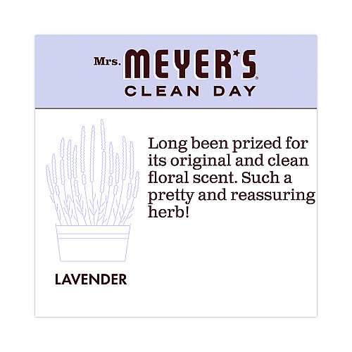 Mrs. Meyer's Multi Purpose Cleaner, Lavender Scent, 16 oz Spray Bottle, 6/Carton (323568)