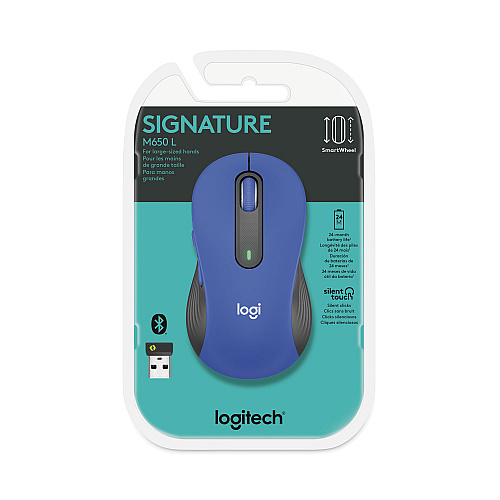 Logitech Signature M650 Large Mouse (blue) (910006232)