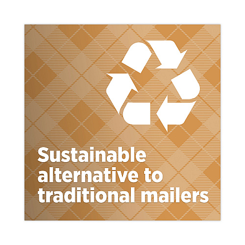 Scotch Curbside Recyclable Padded Mailer, #2, Bubble Cushion, Self-Adhesive Closure, 11.25 x 12, Natural Kraft, 100/Carton (CR21)