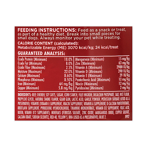 Milk-Bone Soft and Chewy Beef Dog Treats, 2 lb, 5 oz Tub (22000664)