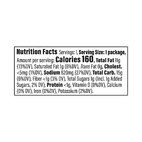 Tostitos Nacho Cheese Dip ToGo Cups, 3.63 oz Cup, 30/Carton (29500069)