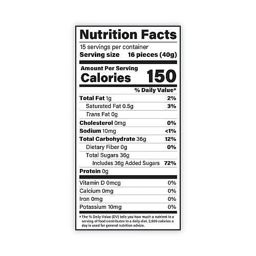 Albert's Assorted Fruit Chews, 1.5 lb Bag, Approx. 240 Pieces (20901227)