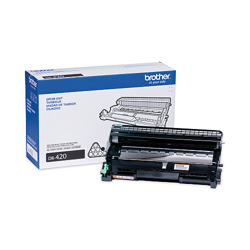Brother DR420 Drum Unit, 12,000 Page-Yield, Black