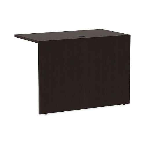 Alera Valencia Series Reversible Return/Bridge Shell, 42w x 23.63d x 29.5, Espresso (ALEVA354224ES)