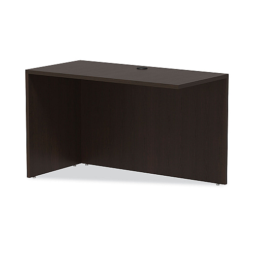 Alera Valencia Series Reversible Return/Bridge Shell, 47.25w x 23.63d x 29.5h, Espresso (ALEVA354824ES)