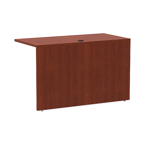 Alera Valencia Series Reversible Return/Bridge Shell, 47.25w x 23.63d x 29.5h, Cherry (ALEVA354824MC)