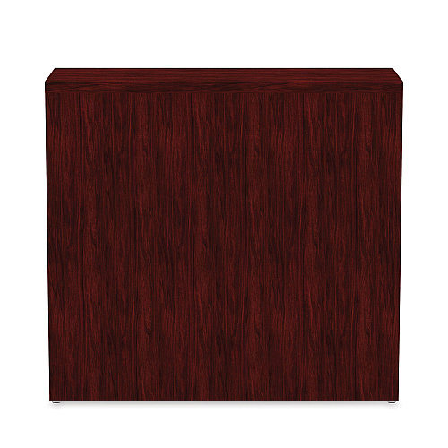 Alera Valencia Series Bookcase, Two-Shelf, 31.75w x 14d x 29.5h, Mahogany (ALEVA633032MY)