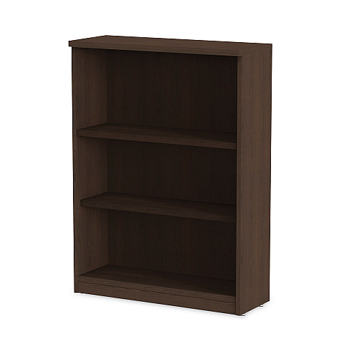 Alera Valencia Series Bookcase, Three-Shelf, 31.75w x 14d x 39.38h, Espresso (ALEVA634432ES)