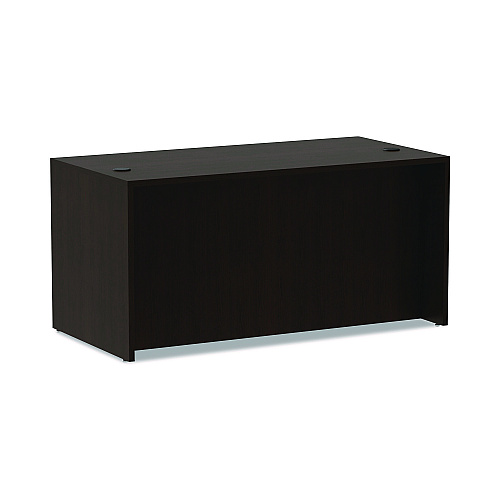Alera Valencia Series Straight Front Desk Shell, 59.13" x 29.5" x 29.63", Espresso (ALEVA216030ES)