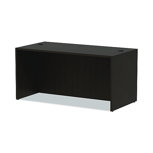 Alera Valencia Series Straight Front Desk Shell, 59.13" x 29.5" x 29.63", Espresso (ALEVA216030ES)