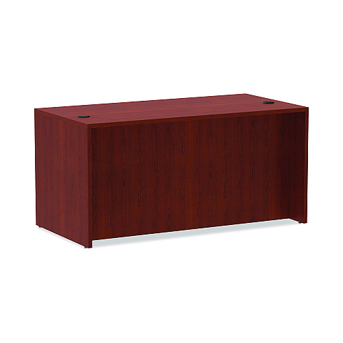 Alera Valencia Series Straight Front Desk Shell, 59.13" x 29.5" x 29.63", Medium Cherry (ALEVA216030MC)