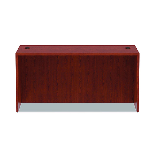 Alera Valencia Series Straight Front Desk Shell, 59.13" x 29.5" x 29.63", Medium Cherry (ALEVA216030MC)