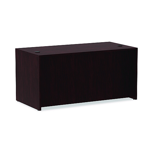 Alera Valencia Series Straight Front Desk Shell, 59.13" x 29.5" x 29.63", Mahogany (ALEVA216030MY)