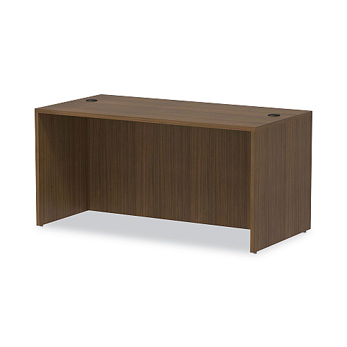 Alera Valencia Series Straight Front Desk Shell, 59.13" x 29.5" x 29.63", Modern Walnut (ALEVA216030WA)