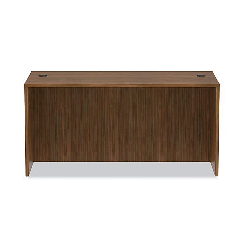 Alera Valencia Series Straight Front Desk Shell, 59.13" x 29.5" x 29.63", Modern Walnut (ALEVA216030WA)