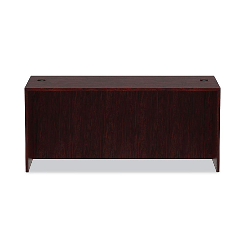 Alera Valencia Series Straight Front Desk Shell, 65" x 29.5" x 29.63", Mahogany (ALEVA216630MY)