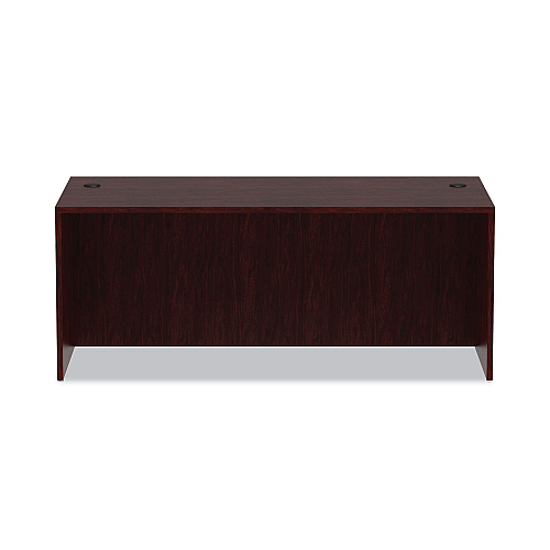 Alera Valencia Series Straight Front Desk Shell, 71" x 35.5" x 29.63", Mahogany (ALEVA217236MY)