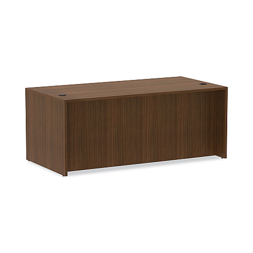 Alera Valencia Series Straight Front Desk Shell, 71" x 35.5" x 29.63", Modern Walnut (ALEVA217236WA)