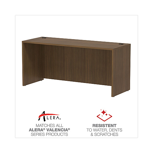 Alera Valencia Series Credenza Shell, 65w x 23.63d x 29.5h, Modern Walnut (ALEVA256624WA)