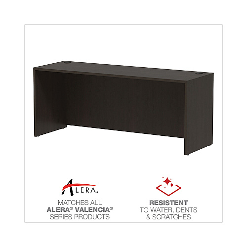 Alera Valencia Series Credenza Shell, 70.88w x 23.63d x 29.5h, Espresso (ALEVA257224ES)