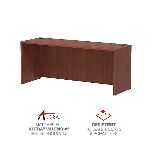 Alera Valencia Series Credenza Shell, 70.88w x 23.63d x 29.5h, Medium Cherry (ALEVA257224MC)
