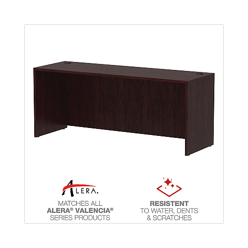 Alera Valencia Series Credenza Shell, 70.88w x 23.63d x 29.5h, Mahogany (ALEVA257224MY)