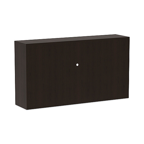 Alera Valencia Series Hutch with Doors, 4 Compartments, 64.75w x 15d x 35.38h, Espresso (ALEVA286615ES)