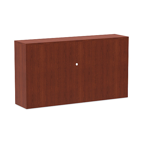 Alera Valencia Series Hutch with Doors, 4 Compartments, 64.75w x 154d x 35.38h, Medium Cherry (ALEVA286615MC)