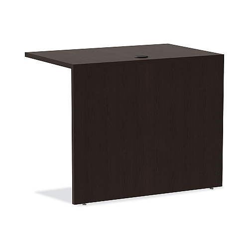Alera Valencia Series Reversible Return/Bridge Shell, 35w x 23.63d x 29.5h, Espresso (ALEVA353624ES)